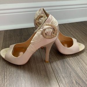 Badgley Mischka Blush & Champagne Heels